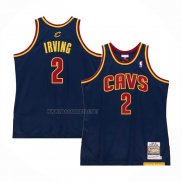 Camiseta Cleveland Cavaliers Kyrie Irving NO 2 Mitchell & Ness 2011-12 Azul