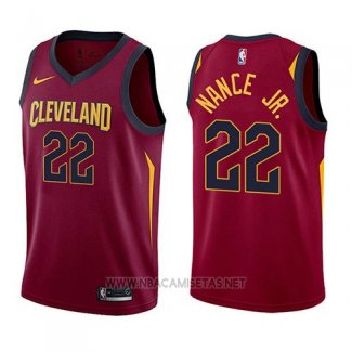 Camiseta Cleveland Cavaliers Larry Nance Jr. NO 7 Statement 2017-18 Negro