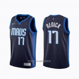 Camiseta Dallas Mavericks J.J. Redick NO 17 Earned 2020-21 Azul