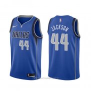 Camiseta Dallas Mavericks Justin Jackson NO 44 Icon Azul