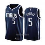 Camiseta Dallas Mavericks Tyler Dorsey NO 5 Statement 2022-23 Azul