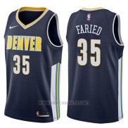 Camiseta Denver Nuggets Kenneth Faried NO 35 Icon 2017-18 Azul
