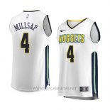 Camiseta Denver Nuggets Paul Millsap NO 4 Association 2017-18 Blanco