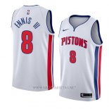 Camiseta Detroit Pistons James Ennis III NO 8 Association 2018 Blanco