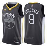 Camiseta Golden State Warriors Andre Iguodala NO 9 Statement 2017-18 Negro