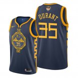 Camiseta Golden State Warriors Kevin Durant NO 35 2019 Azul