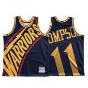 Camiseta Golden State Warriors Klay Thompson NO 11 Mitchell & Ness Big Face Azul