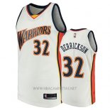 Camiseta Golden State Warriors Marcus Derrickson NO 32 2009-10 Hardwood Classics Blanco