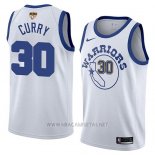Camiseta Golden State Warriors Stephen Curry NO 30 Classic 2017-18 Blanco