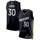 Camiseta Golden State Warriors Stephen Curry NO 30 Select Series 2022 Negro