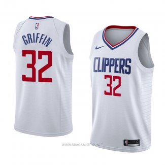 Camiseta Los Angeles Clippers Blake Griffin NO 32 Association 2018 Blanco