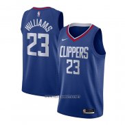 Camiseta Los Angeles Clippers Lou Williams NO 23 Icon 2020-21 Azul