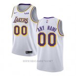 Camiseta Los Angeles Lakers Association 2018-19 Personalizada Blanco