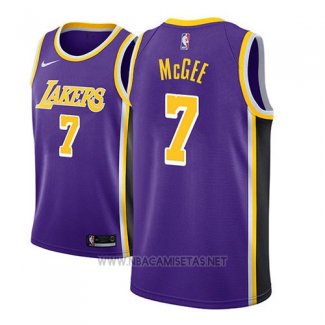 Camiseta Los Angeles Lakers Javale McGee NO 7 Statement 2018-19 Violeta