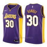 Camiseta Los Angeles Lakers Julius Randle NO 30 Statement 2017-18 Violeta