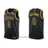 Camiseta Los Angeles Lakers Kent Bazemore NO 9 Mamba 2021-22 Negro