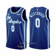 Camiseta Los Angeles Lakers Russell Westbrook NO 0 Classic 2021-2022 Azul