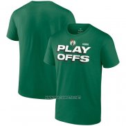 Camiseta Manga Corta Boston Celtics 2023 NBA Playoffs Verde