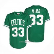 Camiseta Manga Corta Boston Celtics Larry Bird NO 33 Verde