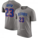 Camiseta Manga Corta Detroit Pistons Blake Griffin Statement Gris