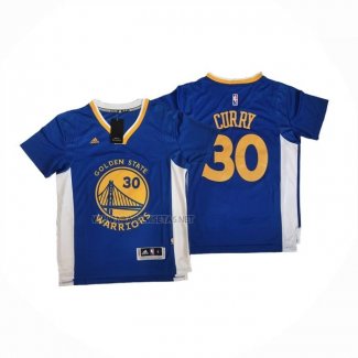 Camiseta Manga Corta Golden State Warriors Icon Curry NO 30 Azul