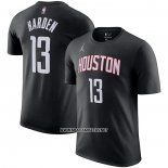 Camiseta Manga Corta Houston Rockets James Harden Statement Negro