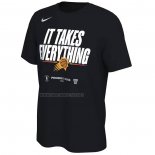 Camiseta Manga Corta Phoenix Suns 2024 NBA Playoffs Mantra Negro