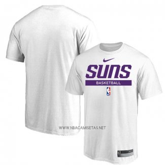 Camiseta Manga Corta Phoenix Suns Practice Performance 2022-23 Blanco