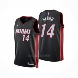 Camiseta Miami Heat Tyler Herro NO 14 Icon 2024-25 Negro