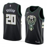 Camiseta Milwaukee Bucks Rashad Vaughn NO 20 Statement 2018 Negro