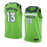 Camiseta Minnesota Timberwolves Darius Johnson-odom NO 13 Statement 2018 Verde