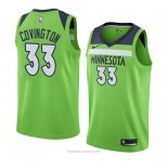 Camiseta Minnesota Timberwolves Robert Covington NO 33 Statement 2018 Verde
