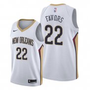 Camiseta New Orleans Pelicans Derrick Favors NO 22 Association Blanco