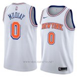 Camiseta New York Knicks Emmanuel Mudiay NO 0 Statement 2018 Blanco
