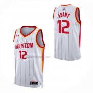 Camiseta Nino Houston Rockets Steven Adams NO 12 Association 2026-27 Blanco