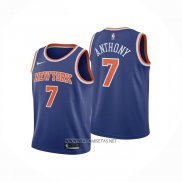 Camiseta Nino New York Knicks Carmelo Anthony NO 7 Icon Azul