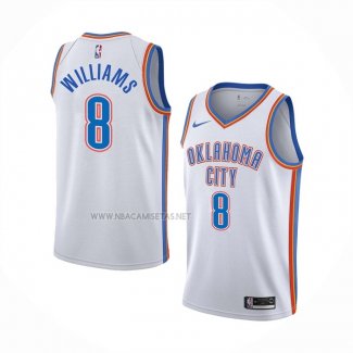 Camiseta Oklahoma City Thunder Jalen Williams NO 8 Association Blanco