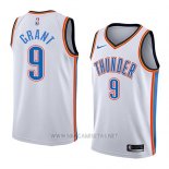 Camiseta Oklahoma City Thunder Jerami Grant NO 9 Association 2018 Blanco