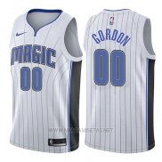 Camiseta Orlando Magic Aaron Gordon NO 00 Association 2017-18 Blanco