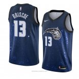 Camiseta Orlando Magic Isaiah Briscoe NO 13 Ciudad 2018 Azul