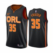 Camiseta Orlando Magic Melvin Frazier NO 35 Ciudad Edition Negro