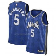 Camiseta Orlando Magic Paolo Banchero NO 5 Classic 2023-24 Azul