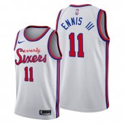 Camiseta Philadelphia 76ers James Ennis III NO 11 Classic 2019-20 Blanco