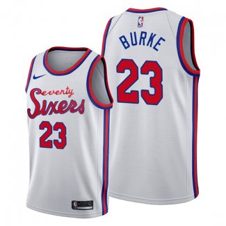 Camiseta Philadelphia 76ers Trey Burke NO 23 Classic 2019-20 Blanco