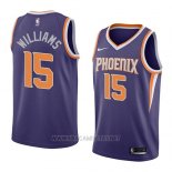 Camiseta Phoenix Suns Alan Williams NO 15 Icon 2018 Azul