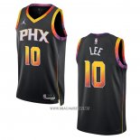 Camiseta Phoenix Suns Damion Lee NO 10 Statement 2022-23 Negro