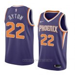 Camiseta Phoenix Suns Deandre Ayton NO 22 Icon 2018 Violeta