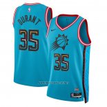 Camiseta Phoenix Suns Kevin Durant NO 35 Ciudad 2022-23 Azul