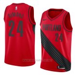 Camiseta Portland Trail Blazers Anfernee Simons NO 24 Statement 2018 Rojo