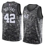 Camiseta San Antonio Spurs Davis Bertans NO 42 Ciudad 2018 Gris